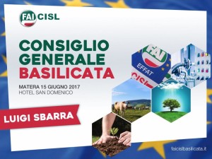 Consiglio Generale Fai Cisl Basilicata @ Hotel San Domenico - Matera | Matera | Basilicata | Italia